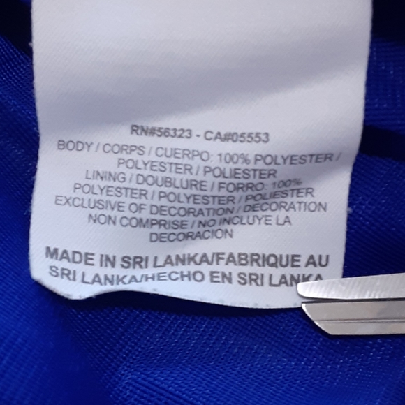 NIKE Blue & Gold Large Polyester Shorts - Picture 7 of 7